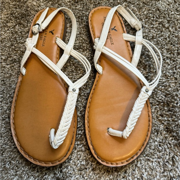 American Eagle Outfitters Shoes - American Eagle White Sandals Size 9